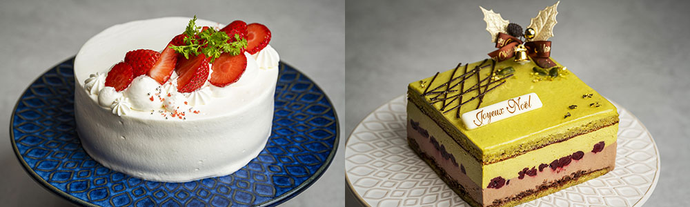 クリスマスショートケーキ、ピスタチオとグリオットのガトー